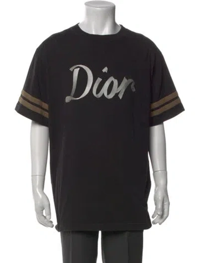 Pre-owned Dior Men 2022 Graphic Print T-shirt In Black