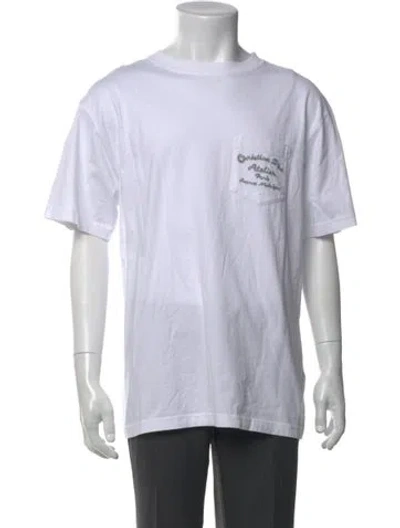 Pre-owned Dior Men 2022 Graphic Print T-shirt In White