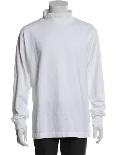 Pre-owned Dior Men 2022 Mock Neck T-shirt In White
