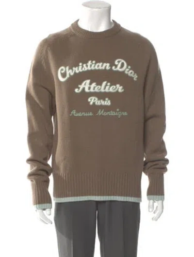 Pre-owned Dior Men 2022 Oblique Jacquard Pullover In Neutral
