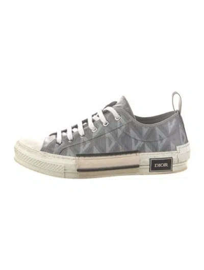 Pre-owned Dior Men 2022 Oblique Jacquard Sneakers In Gray