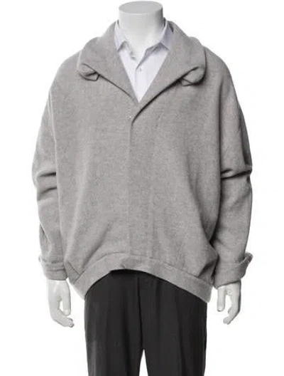 Pre-owned Dior Men 2022 Signature Logo Jacket In Gray