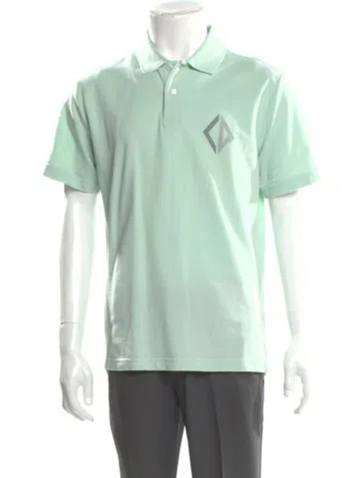 Pre-owned Dior Men 2023 Collar Polo Shirt In Green