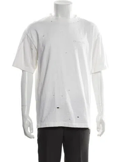 Pre-owned Dior Men 2023 Crew Neck Henley In White