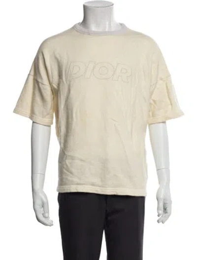 Pre-owned Dior Men 2023 Crew Neck T-shirt In Neutral