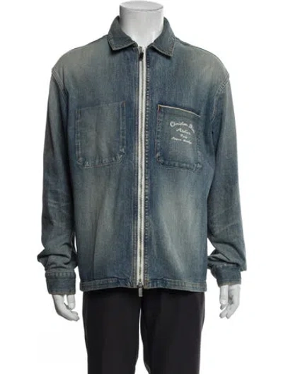 Pre-owned Dior Men 2023 Denim Jacket In Blue