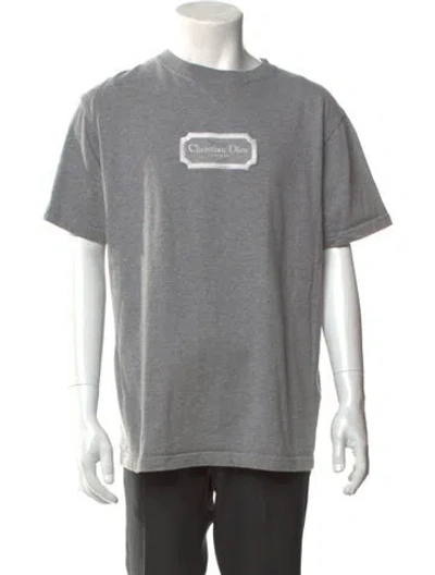 Pre-owned Dior Men 2023 Graphic Print In Gray