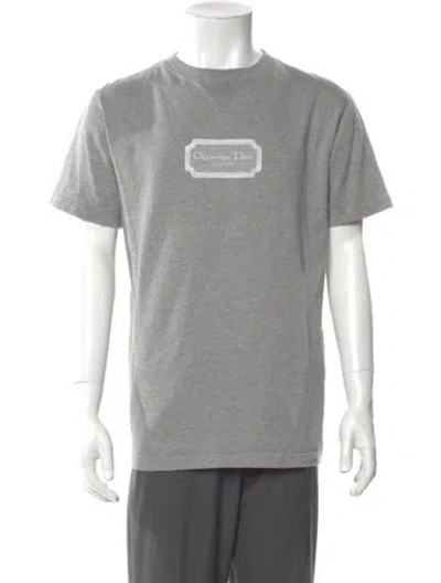 Pre-owned Dior Men 2023 Graphic Print T-shirt In Gray