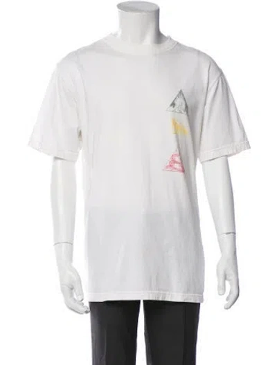 Pre-owned Dior Men 2023 Graphic Print T-shirt In White