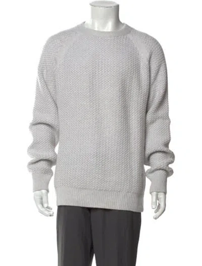 Pre-owned Dior Men 2023 Signature Logo Pullover In Gray