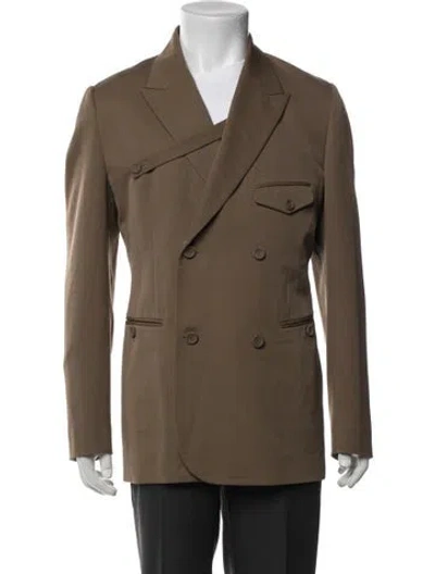Pre-owned Dior Men 2023 Virgin Wool Blazer In Neutral