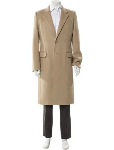 Pre-owned Dior Men 2023 Virgin Wool Overcoat In Neutral