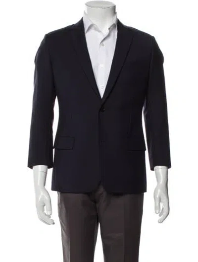 Pre-owned Dior Men 2023 Wool Blazer In Blue