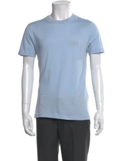 Pre-owned Dior Men 2024 Crew Neck T-shirt In Blue