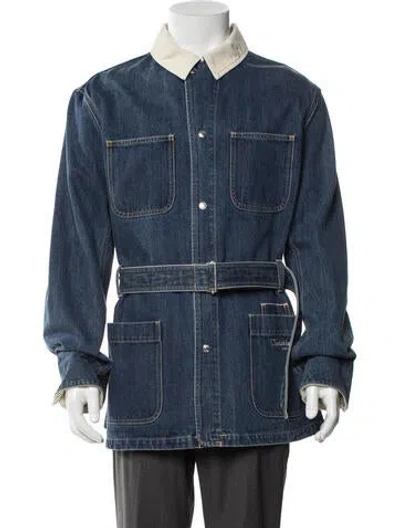 Pre-owned Dior Men 2024 Denim Jacket In Blue