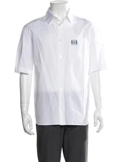 Pre-owned Dior Men 2024 Graphic Print Shirt In White