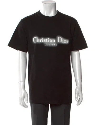 Pre-owned Dior Men 2024 Graphic Print T-shirt In Black