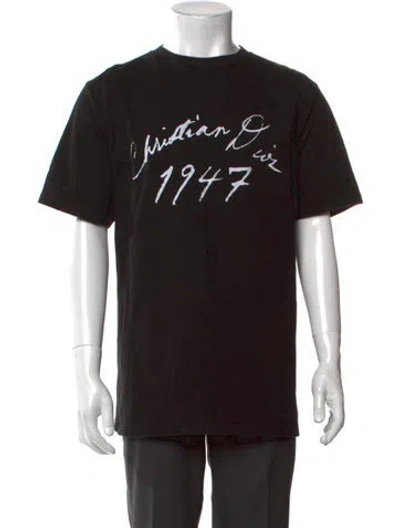Pre-owned Dior Men 2024 Graphic Print T-shirt In Black