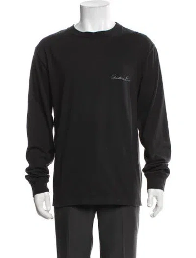 Pre-owned Dior Men 2024 'lilly Of The Valley' T-shirt In Black