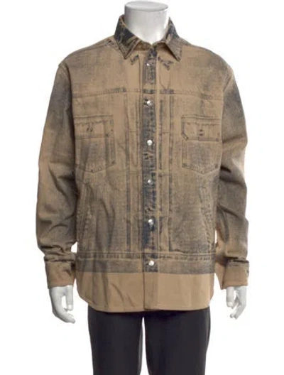 Pre-owned Dior Men 2024 Printed Shirt W/ Tags In Brown