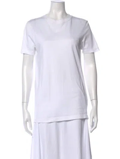 Pre-owned Dior Men 2024 Signature Logo T-shirt In White