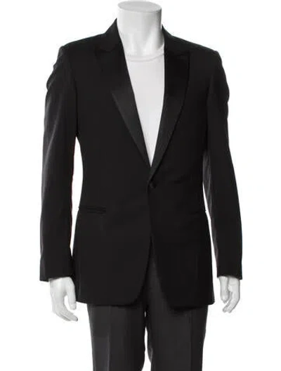 Pre-owned Dior Men 2024 Tuxedo Blazer In Black