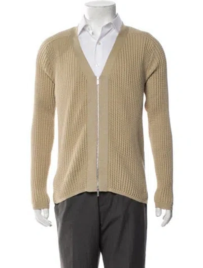 Pre-owned Dior Men 2024 Wool Cardigan In Neutral