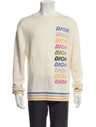 Pre-owned Dior Men 2024 Wool Pullover W/ Tags In Neutral