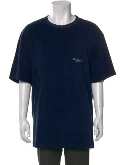 Pre-owned Dior Men 2025 Couture T-shirt In Blue