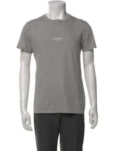 Pre-owned Dior Men 2025 Crew Neck T-shirt In Gray