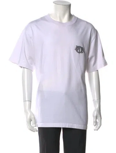 Pre-owned Dior Men 2025 Graphic Print T-shirt In White