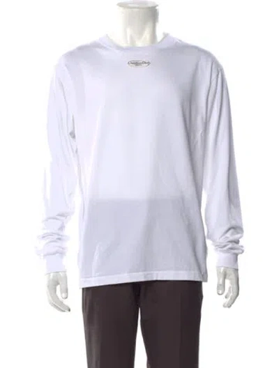 Pre-owned Dior Men 2025 Graphic Print T-shirt In White
