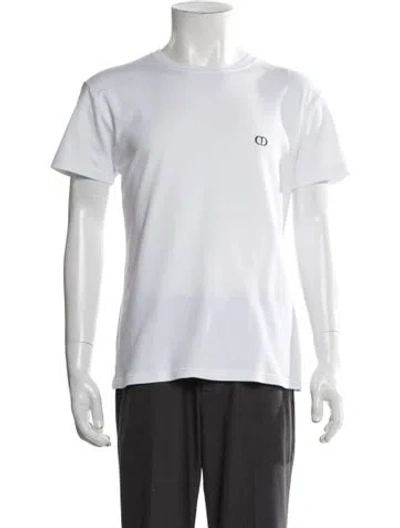 Pre-owned Dior Men 2025 Graphic Print T-shirt In White