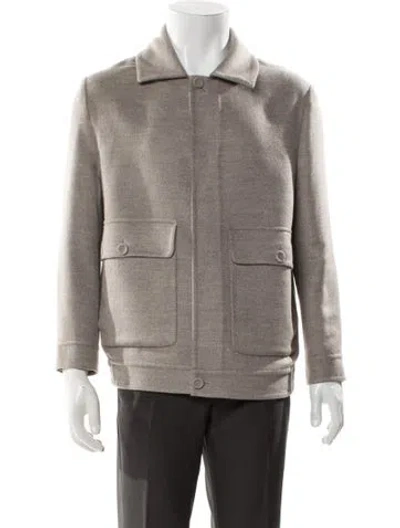 Pre-owned Dior Men 2025 Icons Utility Jacket In Gray