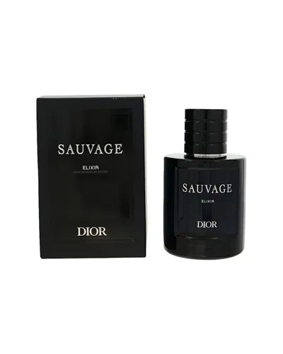 Dior Men's 3.4oz Sauvage Elixir Edp Spray In Black