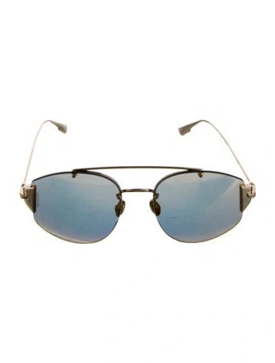 Pre-owned Dior Men Aviator Mirrored Sunglasses