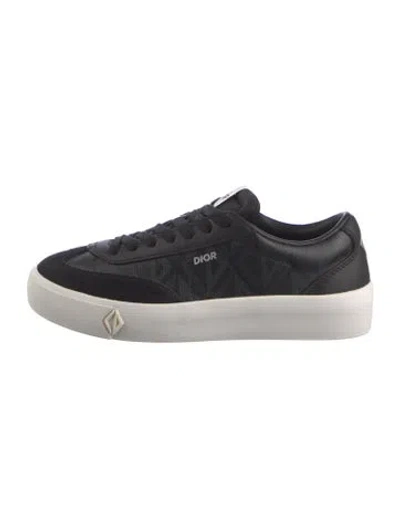 Pre-owned Dior Men B101 'cd Diamond' Sneakers In Black