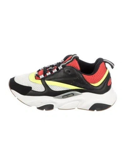 Pre-owned Dior Men B22 Athletic Sneakers In Black