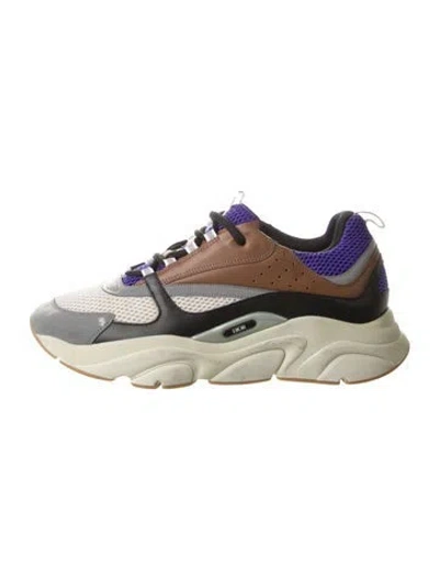 Pre-owned Dior Men B22 Athletic Sneakers In Brown