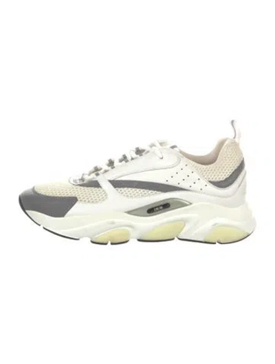 Pre-owned Dior Men B22 Athletic Sneakers In White