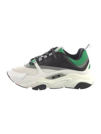 Pre-owned Dior Men B22 Athletic Sneakers In White