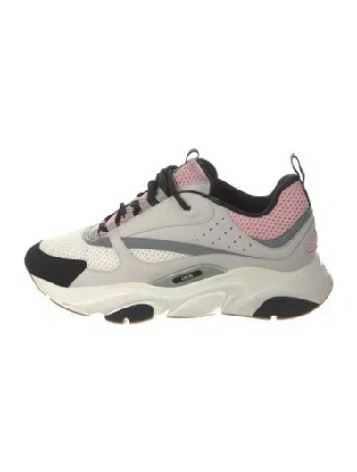 Pre-owned Dior Men B22 Athletic Sneakers In White