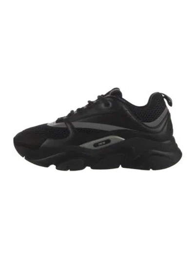 Pre-owned Dior Men B22 Sneakers In Black
