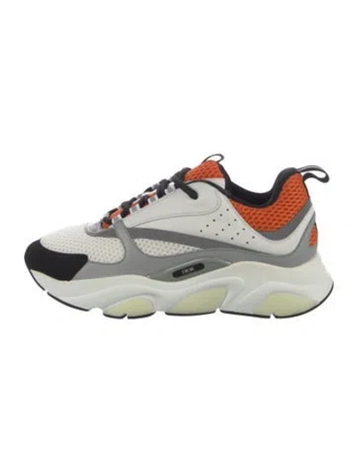 Pre-owned Dior Men B22 Sneakers In White