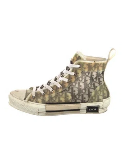 Pre-owned Dior Men B23 Sneakers In Multi