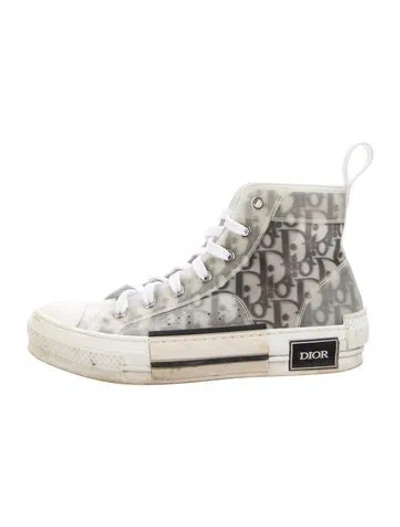 Pre-owned Dior Men B23 Sneakers In Multi