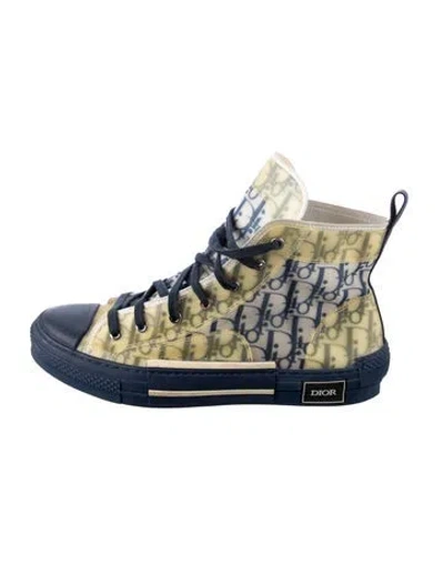 Pre-owned Dior Men B23 Sneakers In Neutral