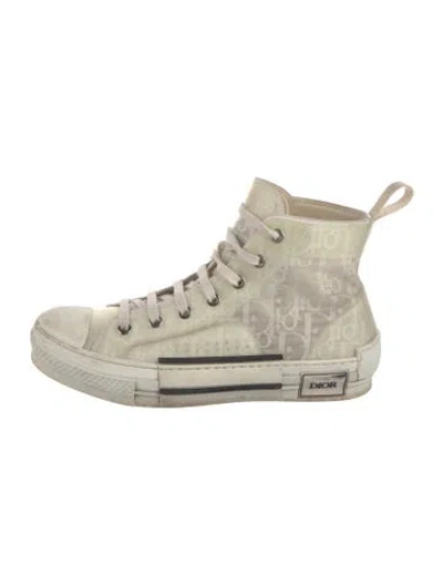 Pre-owned Dior Men B23 Sneakers In Neutral