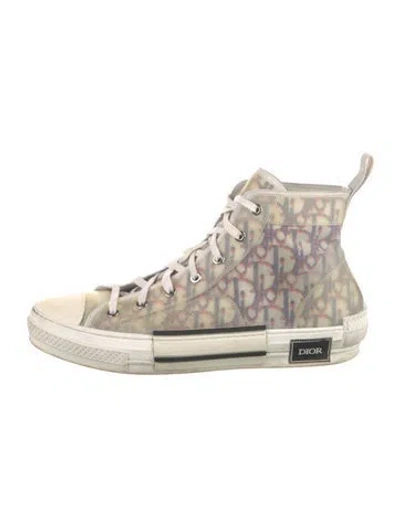 Pre-owned Dior Men B23 Sneakers In Neutral
