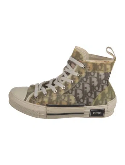 Pre-owned Dior Men B23 Sneakers In Neutral
